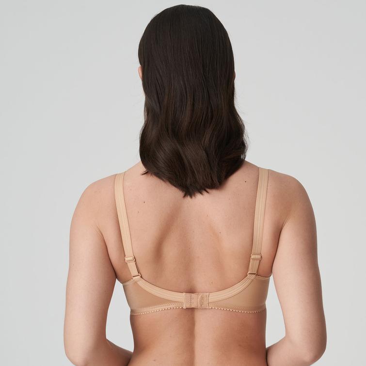 Satin bh med fullkupa Cognac