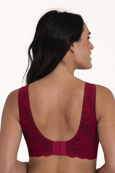 Anita Essential Lace bralette Punainen