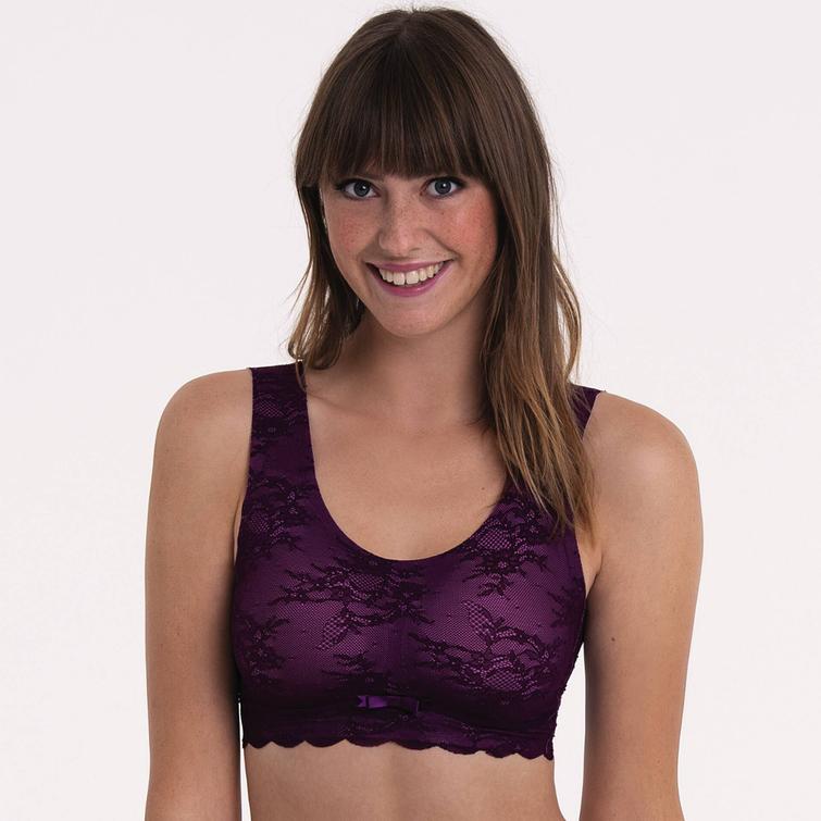 Anita Essential Lace bralette Purple