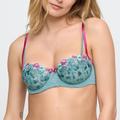 Marie Jo LIZELOT balcony bra with vertical seam Bali Green