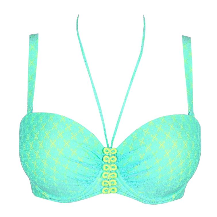 PrimaDonna RIMATARA olkaimeton bikiniliivi Aruba Blue