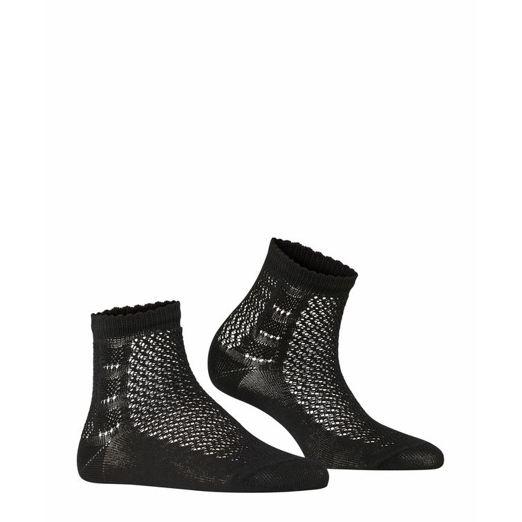Falke Basketwork кружевные носки черного цвета