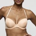 Marie Jo TOM padded plunge bra Peach Whisper