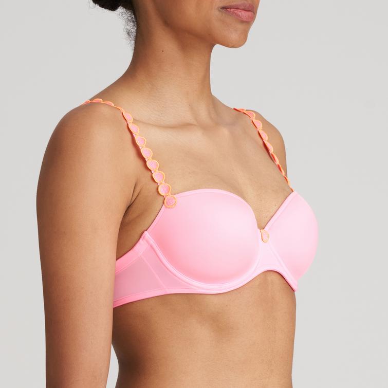 Marie Jo TOM padded balcony bra Happy Pink