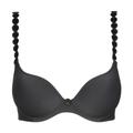 Marie Jo TOM padded heart shape bra Charcoal