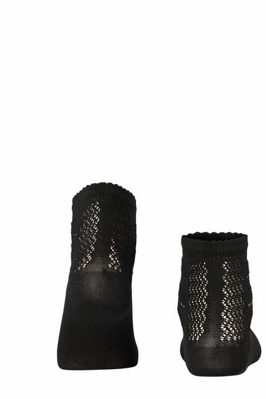 Falke Basketwork кружевные носки черного цвета