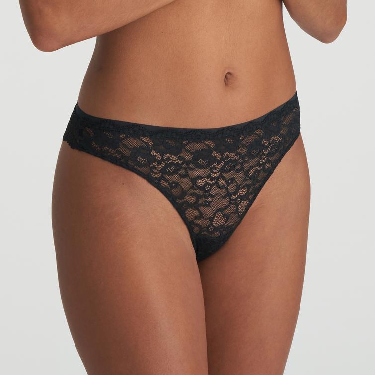 Marie Jo COLOR STUDIO LACE string-housu Musta