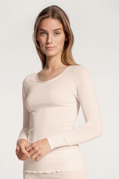Calida True Confidence underskjorta i ullsilke Light Ivory