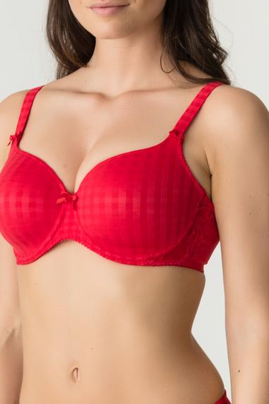 MADISON topattu pisaramallinen rintaliivi scarlet