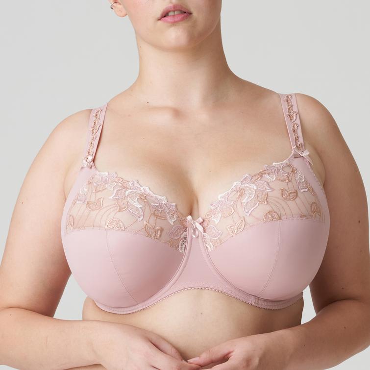 PrimaDonna DEAUVILLE full cup wire bra I-K cups Vintage Pink