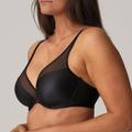 PrimaDonna Twist ZIPOLITE half padded plunge bra Black