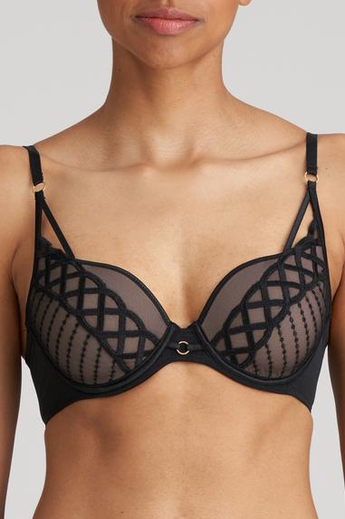 Marie Jo JHANA padded heartshape bra Black