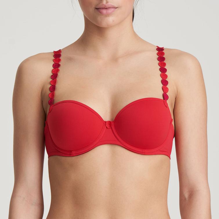 Marie Jo TOM padded balcony bra Scarlet