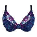 SAN ANGEL half padded plunge bra Water Blue