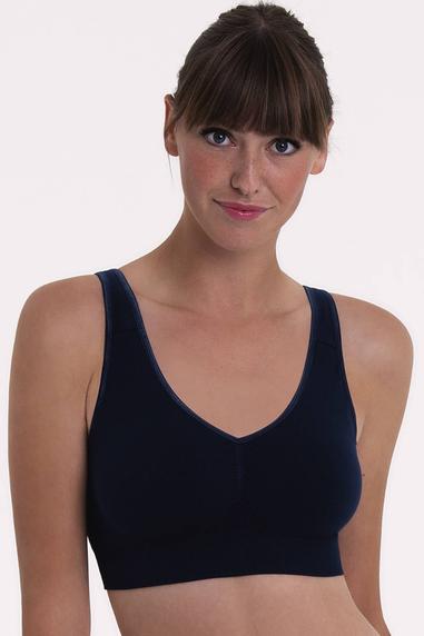 Anita Lotta top bra with pockets Maritime Blue