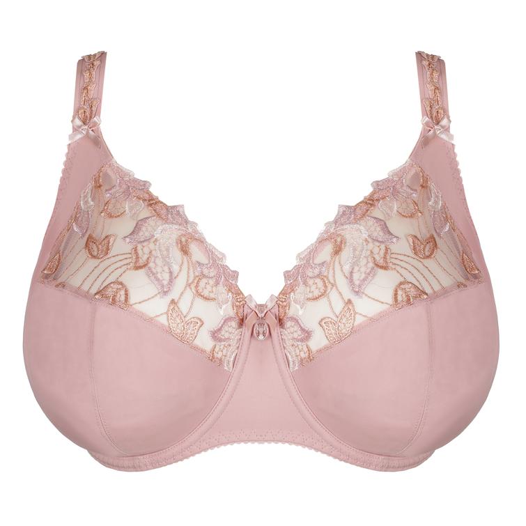 PrimaDonna DEAUVILLE full cup wire bra I-K cups Vintage Pink
