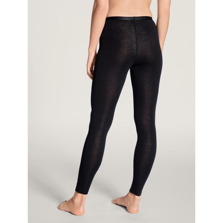 Calida True Confidence leggings i ullsilke Svart
