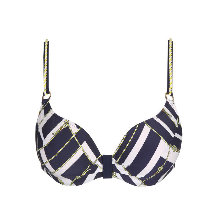 Marie Jo Swim SARANJI pisaramallinen bikiniliivi Majestic Blue