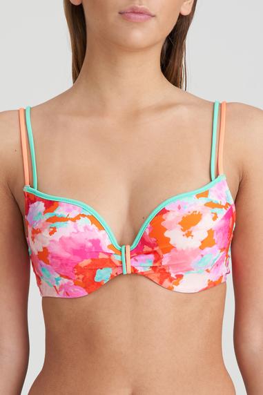 Marie Jo Swim APOLLONIS topattu pisaramallinen bikiniliivi Neon Sunset