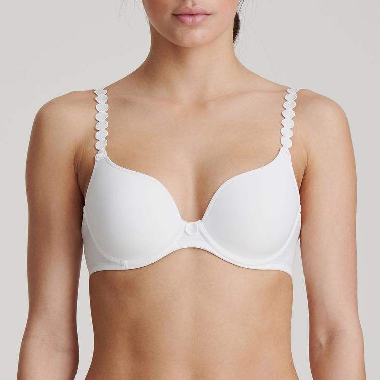 Marie Jo TOM padded heart shape bra White