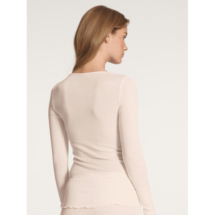 Calida True Confidence underskjorta i ullsilke Light Ivory