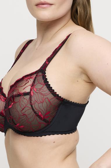 PrimaDonna SPRINGDALE t&auml;yskuppinen rintaliivi Black Rose