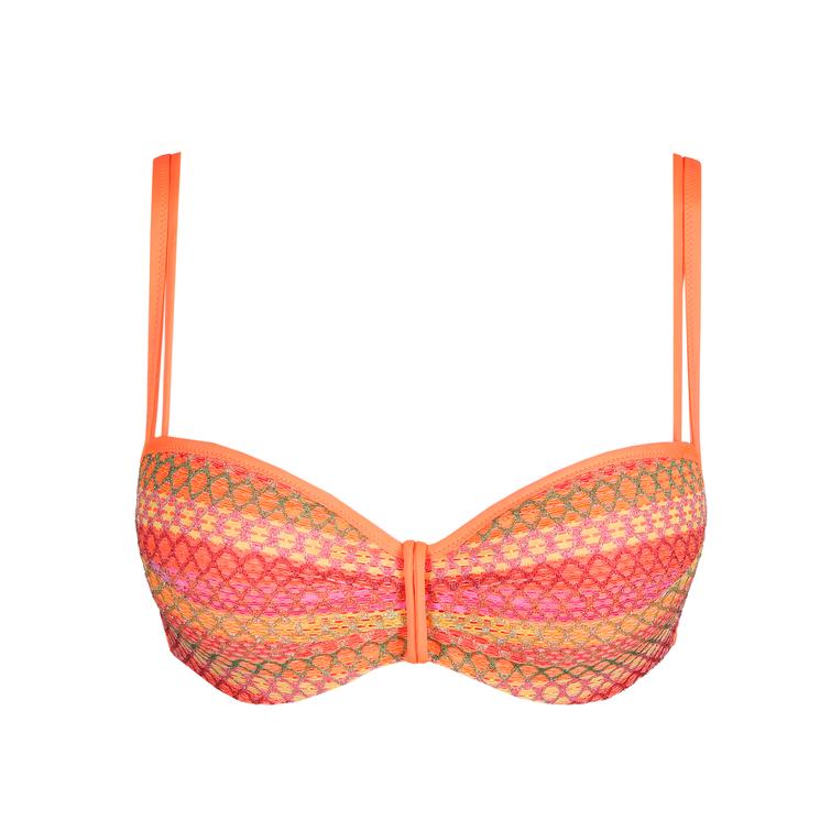 Marie Jo Swim ALMOSHI padded balcony bikini top Juicy Peach