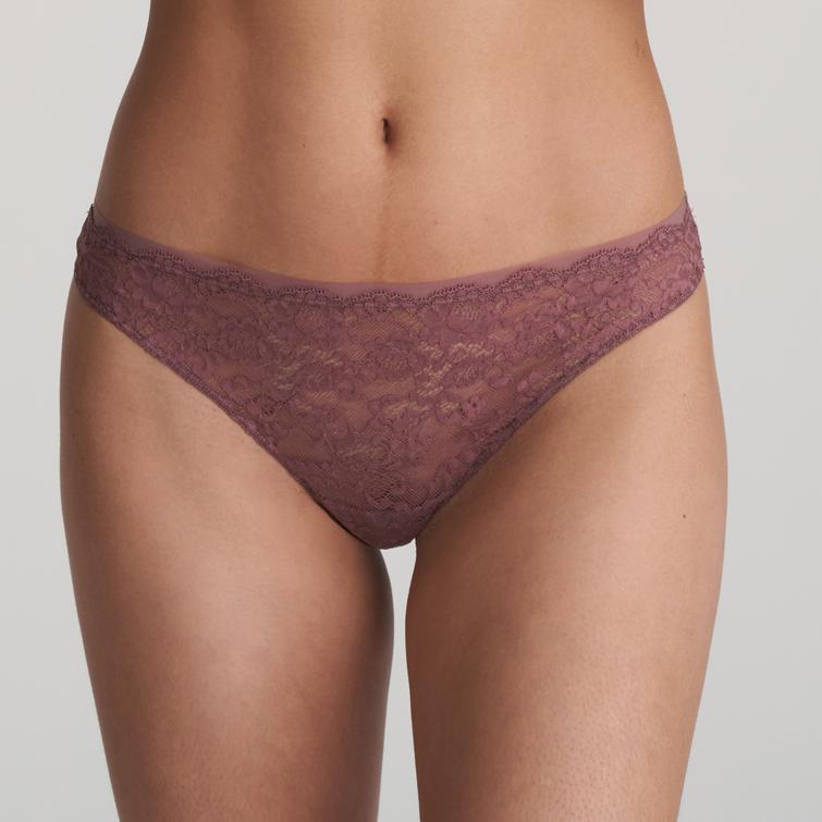 Marie Jo COLOR STUDIO LACE thong Satin taupe