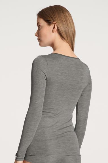 Calida True Confidence villasilkkialuspaita Platin Mel&eacute;