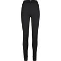 Lady Avenue Pure Silk Leggings Musta