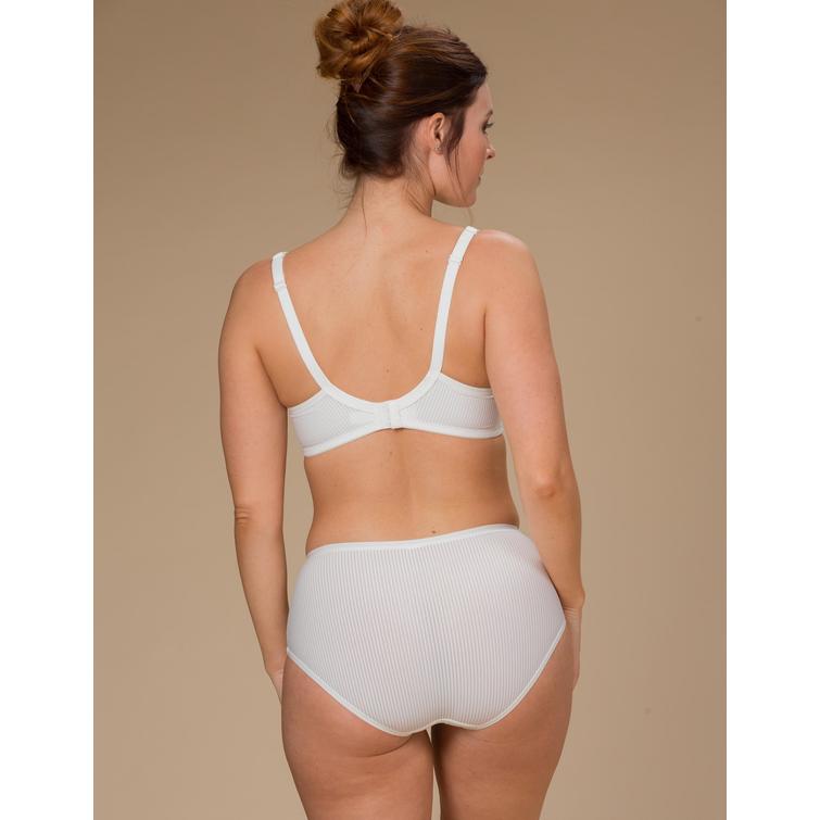 Trof&eacute; Sanna Stripe topattu rintaliivi Ivory