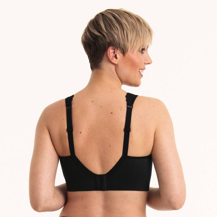 Anita Lotta Lace top bra with pockets Black