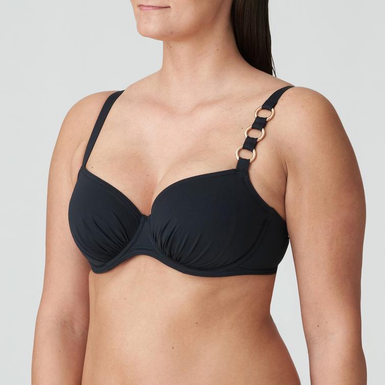 PrimaDonna Swim DAMIETTA full cup bikini top Black