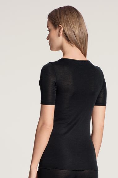 Calida True Confidence villasilkki t-paita Musta