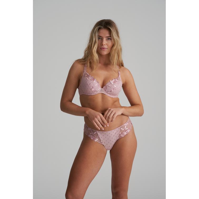 Marie Jo AGNES topattu plunge-rintaliivi Vintage Pink