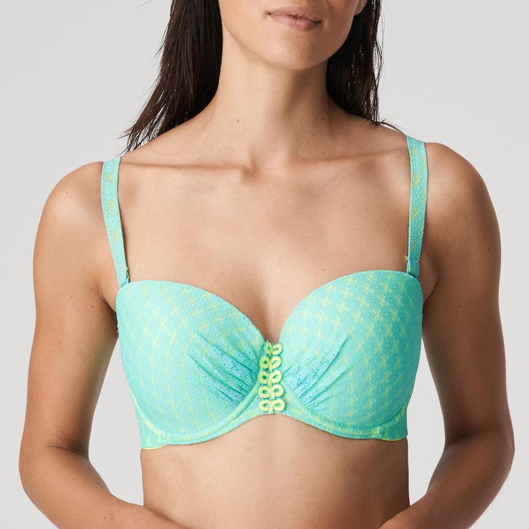 PrimaDonna RIMATARA olkaimeton bikiniliivi Aruba Blue