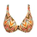 PrimaDonna Swim TUBOU half padded plunge bikini top Ikat Summer