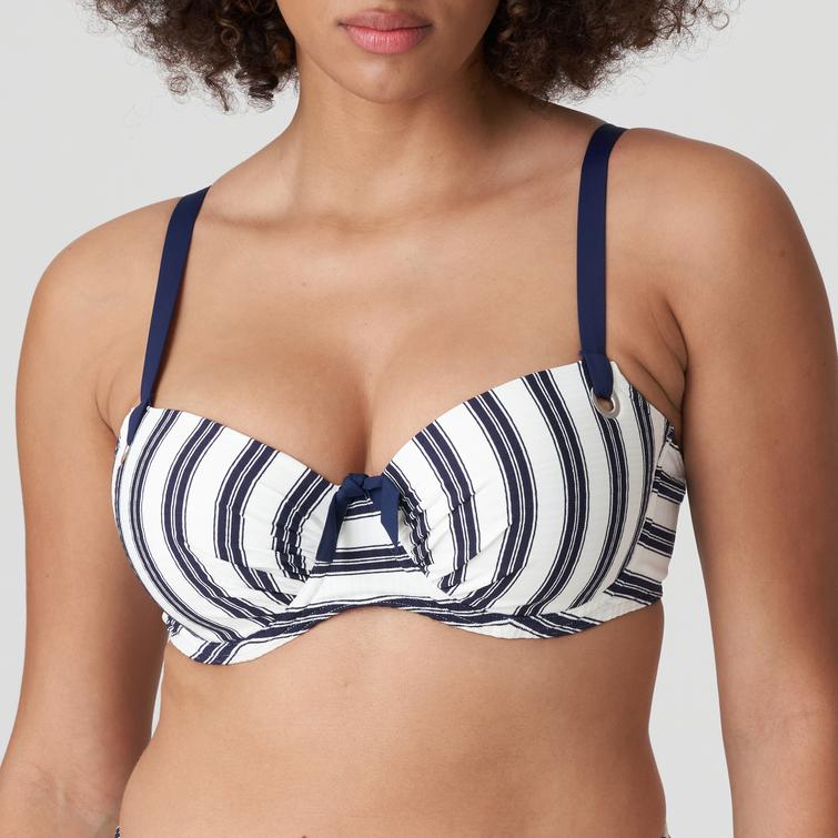 PrimaDonna Swim LEROS padded balcony bikini top Natural