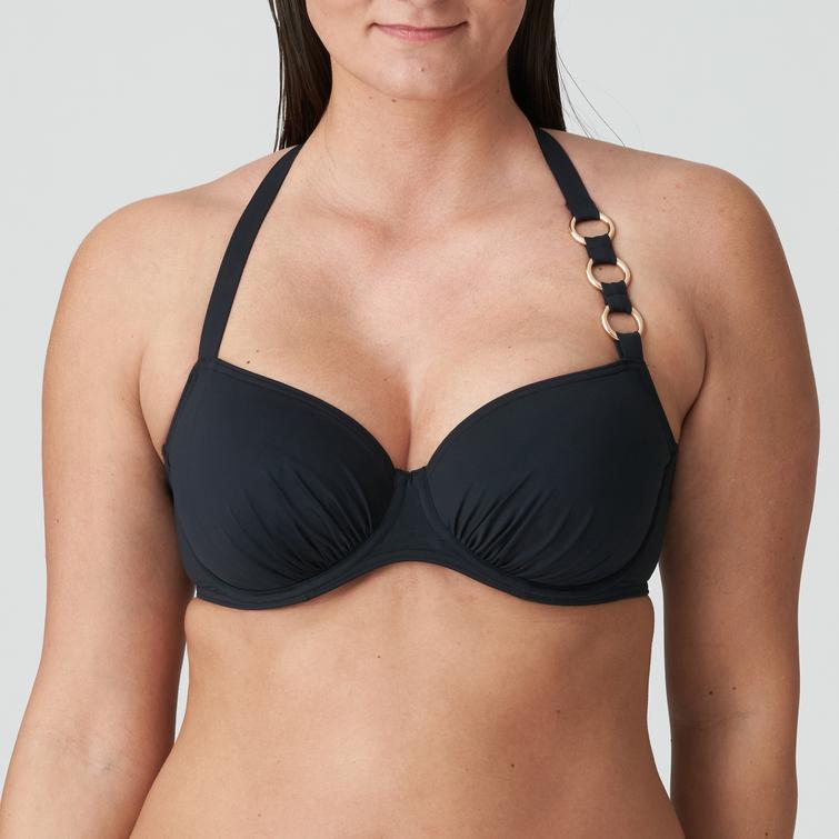 PrimaDonna Swim DAMIETTA full cup bikini top Black