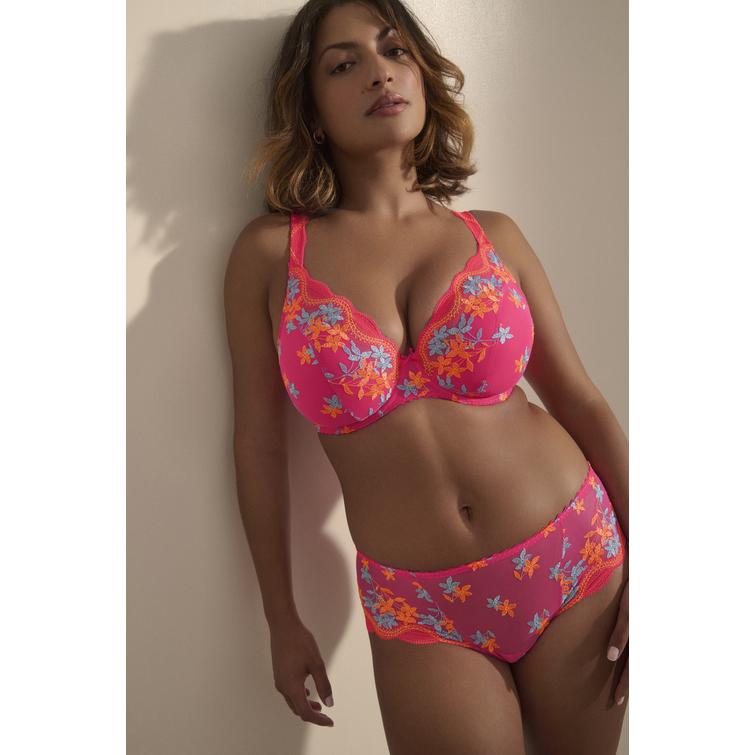 PrimaDonna CALA LUNA puolitopattu plunge-rintaliivi Blogger Pink