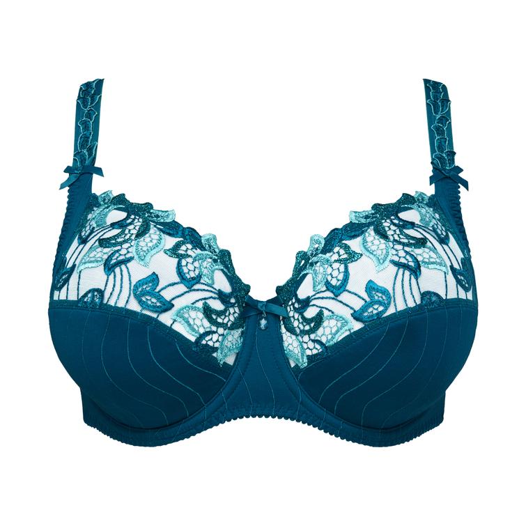 PrimaDonna DEAUVILLE full cup wire bra Peacock