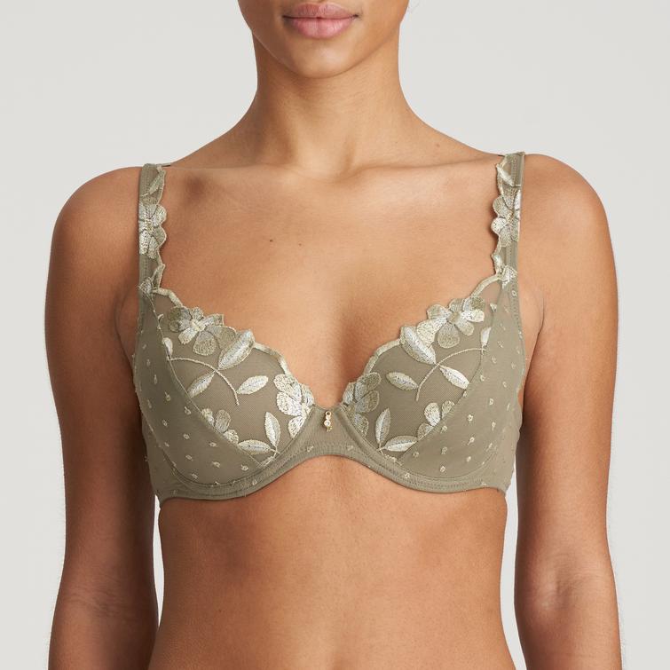 Marie Jo AGNES topattu plunge-rintaliivi Golden Olive