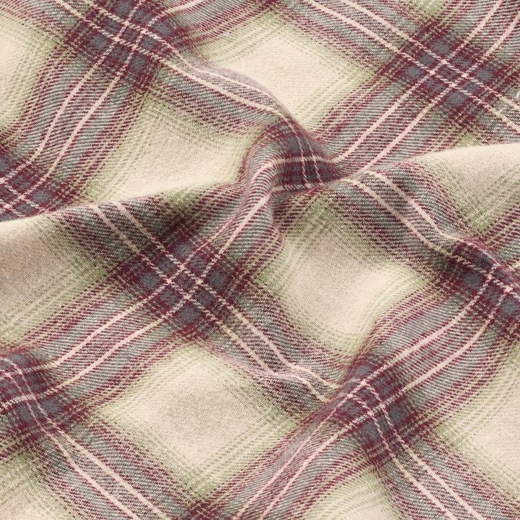 Lady Avenue flannel pyjamas Plum