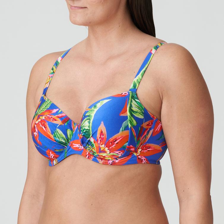 PrimaDonna Swim LATAKIA full cup bikini top Tropical Rainforest