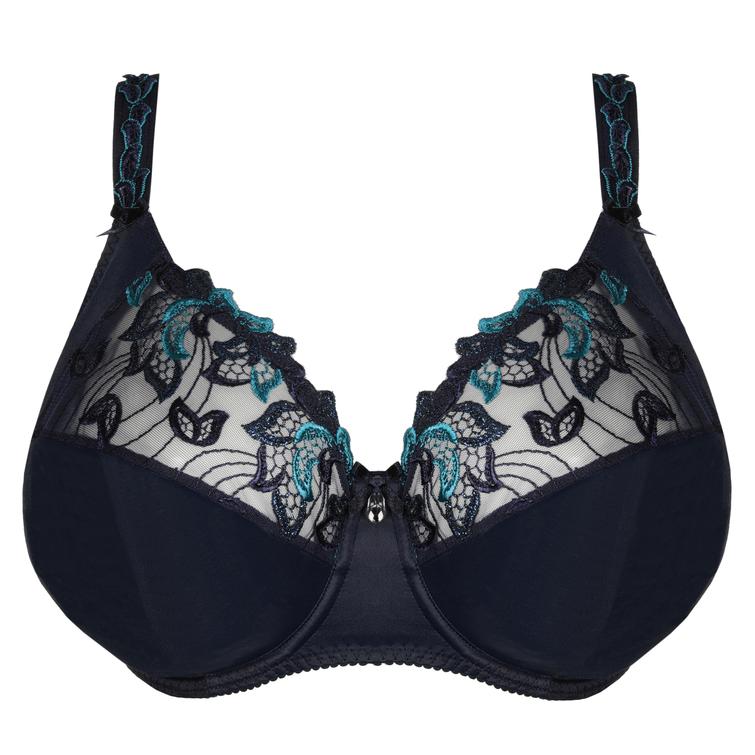 PrimaDonna DEAUVILLE full cup wire bra I-K cups Velvet Blue