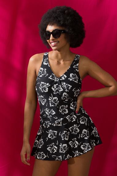 Trofé Sicily uimamekko proteesitaskuilla Musta