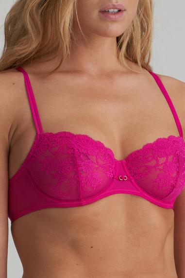 Marie Jo MELIPHA balcony bra with vertical seam Very Berry