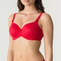 MADISON padded heart shape bra scarlet