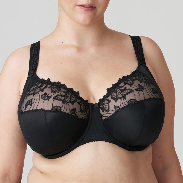 PrimaDonna DEAUVILLE full cup wire bra I-K cups Black