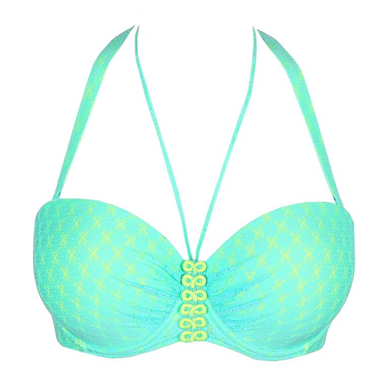 PrimaDonna RIMATARA olkaimeton bikiniliivi Aruba Blue